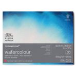 Winsor & Newton Profesyonel Suluboya Kağıt Blok, 22,86 cm x 30,48 cm, Sıcak Preslenmiş