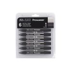 Winsor & Newton Promarker Kalem Seti 6 Renk Neutral Tones Set Nötür Tonlar