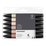 Winsor Newton Promarker Ten Renkleri 1 6 Renk Grafik Kalemi