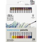 Winsor & Newton Studio Collection Watercolour Pencil Set (Metal Kutulu 24 x Sulu Boya Kalem) - Çok Renkli