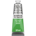 Winsor & Newton Winton, 1414403 Winton, ince yüksek kaliteli yağlı boya – 37 ml tüp eşit kıvamlı, ışığa dayanıklı, yüksek kapatma gücü, renk pigmentleri açısından zengindir – Fthalo sarı yeşil