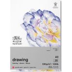Winsor & Newton W&n Çizim Bloknotu Yapışkanlı Dokusuz 220GR A3 25YAPRAK