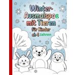 Winter-Ausmalspaß mit Tieren – Für Kinder ab 4 Jahren: Einfache und schöne Designs, die kühn und einzigartig sind.