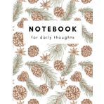 Winter Pines Notebook: 120 lined pages with delicate winter-inspired accents