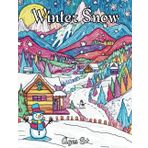 Winter Snow: Coloring Pages Featuring Winter Snow in Traditional, Mosaic, and Stained Glass Styles