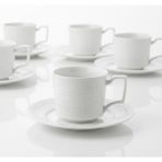 Winterbach 6 Kişilik Çay Nescafe Fincan Takımı - Beyaz