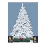 Winterfest WINLUXB180ÇNTL 180 cm 600 Gür Dallı ve Çantalı Beyaz Yılbaşı Ağacı