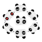 Winterworm 7 sevimli Panda göz maskesi seti, tatlı uyku gözlüğü, yumuşak kabarık uyku yardımcısı, geri kalan göz bağı kalkan, seyahat uyku ilaçları, yenilik, uyku, uyku partisi için