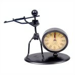 Winterworm Western Style saat Kol saati demir Art müzik figür ~ Home Office Yazı Masası Decor hediye