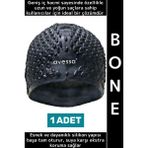 Wintoup #bone Su Sızdırmaz Esnek Yumuşak Silikon Havuz Deniz Yüzme Kulağa Su Geçirmez Büyük Beden Saç Bonesi - Standart - Çok Renkli