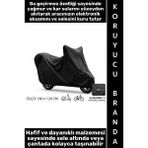 Wintoup #branda Hafif Kompakt 4 Mevsim Uyumlu Yağmur Kar Su Toz Kir Yırtılma Aşınmaya Dayanıklı Uv Işını Korumalı Dayanıklı Scooter Bisiklet Motosiklet Koruma Brandası 180 x 120 cm - Standart - Çok Renkli