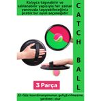 Wintoup Çocuk Yetişkin El Göz Koordinasyon Gelişimi Yapışkan Cırtlı Top Yakalama Eğlenceli Catch Ball Oyunu