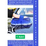 Wintoup Ergonomik Oto Iç Dış Bakım Temizlik Çizilme Önleyici Özel Püsküllü Premium Araba Yıkama Eldiveni - 1 - Çok Renkli