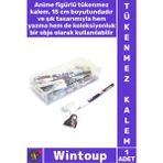 Wintoup #kalem 15 cm Koleksiyonluk Şık Tasarım Karakterli Okul Ofis Hediye Anime Figür Tükenmez Kalem - Tek Ebat