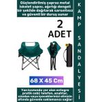 Wintoup #kamp Premium Yırtılmaya Suya Dayanıklı Güçlendirilmiş Kamp Outdoor Plaj Bahçe Balkon Piknik Balıkçı Telefon Anahtar Küçük Eşya Için Cepli Omuz Askılı Çantalı Katlanabilir Kamp Sandalyesi 2 Adet - Renkli