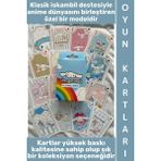 Wintoup #oyun Premium Kalite Kolay Yıpranmaz Suya Yırtılmaya Dayanıklı Koleksiyon Anime Karakter Figür Nostaljik Cinnamoroll Kağıt Oyunu Iskambil Kartları - Standart