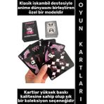 Wintoup #oyun Premium Kalite Kolay Yıpranmaz Suya Yırtılmaya Dayanıklı Koleksiyon Anime Karakter Figür Nostaljik Kuromi Kağıt Oyunu Iskambil Kartları - Standart