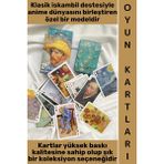 Wintoup #oyun Premium Kalite Kolay Yıpranmaz Suya Yırtılmaya Dayanıklı Koleksiyon Anime Karakter Figür Nostaljik Vincent Van Gogh Kağıt Oyunu Iskambil Kartları - Standart