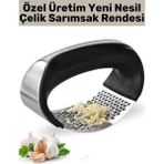 Wintoup Premium Yüksek Kaliteli Garlic Press Rahat Tutuş Gondol Tasarım Çelik Yeni Nesil Sarımsak Rendesi