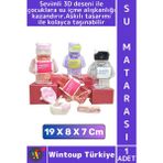 Wintoup #sumatarası Çocuk Su Içme Alışkanlığı Ofis Okul Spor Çok Şık Sevimli 3D Desenli Askılı Su Matarası - Suluk - Tek Kişilik - Çok Renkli