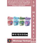 Wintoup #sumatarası Ev Ofis Okul Spor Çocuk Su Içme Sevimli Figürlü Çift Bölmeli Pipetli Askılı Su Matarası - Tek Kişilik - Çok Renkli