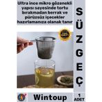 Wintoup #süzgeç Mikro Filtre Bitki Çayı Tortusuz Berrak Ince Gözenekli Paslanmaz Çelik Çay Kahve Süzgeci - Çok Renkli