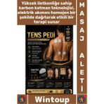 Wintoup #tenspedi Masaj Fizik Tedavi Yumuşak Esnek Medikal Elektrot Ped 5 x 5 cm Kablolu 40 Adet Tens Pedi