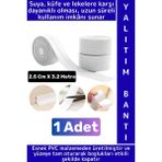 Wintoup Uzun Ömürlü Suya Neme Küfe Dayanıklı Mutfak Lavabo Pencere Kenar Yalıtım Bandı 2.5 cm x 3.2 Metre - Beyaz - 1 Adet