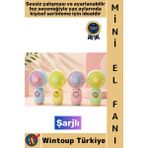 Wintoup #vantilatör Kompakt Taşınabilir Hafif Sessiz Çalışma Ev Ofis Seyahat Yaz Serinleme Sevimli Şık Anime Figür Detaylı Şarjlı Mini El Fanı Vantilatör