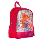 Winx Club Pembe Simli Ön Yüzey Anaokulu Ve Günlük Sırt Çantası