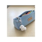 Winy Concept Sevimli Beyaz Köpek Peluş Anahtarlık Kawaii Çanta Süsü Ve Kalemlik Fermuar Aksesuarı Hediyelik