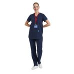 Wio Uniform BASIC DOKTOR, HEMŞİRE FORMASI ÜST– KADIN, LACİVERT S