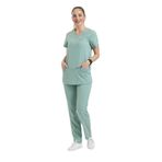 Wio Uniform BASIC DOKTOR, HEMŞİRE FORMASI ÜST– KADIN, MİNT YEŞİL S