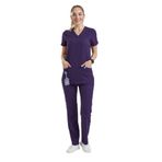 Wio Uniform BASIC DOKTOR, HEMŞİRE FORMASI ÜST– KADIN, MOR XL