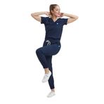 Wio Uniform JOGGER DOKTOR, HEMŞİRE FORMA, ÜST - KADIN, LACİVERT S