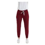 Wio Uniform Jogger- Kadın Likralı Bordo Üniforma Pantolon