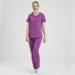 Wio Uniform LİKRALI DİNAMİK CLOWER DOKTOR, HEMŞİRE FORMA TAKIM - KADIN, PEMBE XL