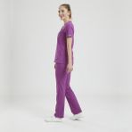 Wio Uniform Likralı Dinamik Clower Doktor, Hemşire Forma Takım - Kadın, Pembe