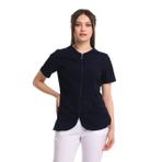 Wio Uniform LİKRALI DİNAMİK IRIS MEDİKAL ÜNİFORMA, SPA, ESTETİK VE GÜZELLİK MERKEZİ FORMA TAKIM - KADIN, SİYAH S