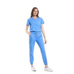 Wio Uniform LİKRALI DİNAMİK JOGGER DOKTOR, HEMŞİRE FORMA TAKIM - AÇIK MAVİ 2XL