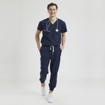 Wio Uniform LİKRALI DİNAMİK JOGGER DOKTOR, HEMŞİRE FORMA TAKIM - ERKEK, LACİVERT M