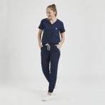 Wio Uniform LIKRALI DİNAMİK JOGGER DOKTOR, HEMŞİRE FORMA TAKIM - KADIN, LACİVERT S