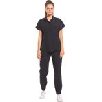 Wio Uniform LİKRALI DİNAMİK SANEM DOKTOR, HEMŞİRE FORMA TAKIM - KADIN, SİYAH XL