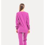 Wio Uniform LİKRALI DİNAMİK TULİP DOKTOR, HEMŞİRE FORMA TAKIM - KADIN, PEMBE L