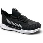 Wipper 45-46-47-48 Numaralarda Erkek Sneaker-Rahat Kalıp Spor Ayakkabı - Siyah