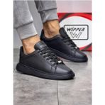 WIPPER Unisex Sneaker Spor Ayakkabısı Hafif Ortopedik Memory Foam Eva Tabanlı Konforlu Kullanım - Siyah