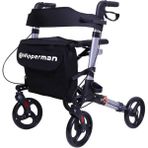 Wipperman 502 Alüminyum Katlanabilir Rollator – Şık Gri, Lüks Yürüme Yardımcısı