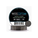 wire optim - Kanthal A1 | 28 GA Rezistans Teli - 25 FT Bölünmüş Makara