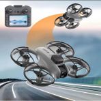 Wirkmarkt Çocuklar Için Tam Uygun Aırcraft T2IP Drone 4 Kanat Yan Korumalı Ekranlı Kumanda Taşıma Çantası Üst Kanat Koruma Hediyeli - Gri
