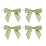 Wisafory 9 x 9 cm saten kurdele, saten kurdele, dekoratif kurdele, el yapımı, düğün, hediye paketi, el işi, doğum günü, pasta, atıştırmalık torbası, dekoratif açık mor, 50 adet